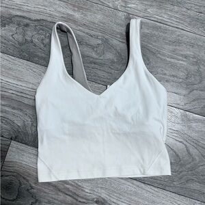 white lululemon align tank top size 2